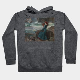 Miranda - The Tempest, 1916 John William Waterhouse Hoodie